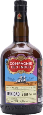Bouteille de spiritueux : Trinidad (Bottled for Denmark) de la marque Compagnie des Indes