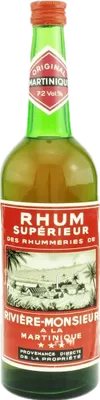 Bouteille de spiritueux : Rhum Supérieur 72° de la marque Rhummeries de Rivière Monsieur
