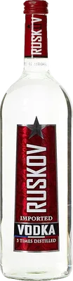 Bouteille de spiritueux : Ruskov Vodka de la marque Ruskov