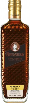 Bouteille de spiritueux : Banana & Toffee Royal Liqueur de la marque Bundaberg