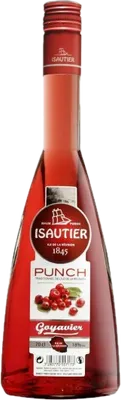 Bouteille de spiritueux : Punch Goyavier de la marque Isautier