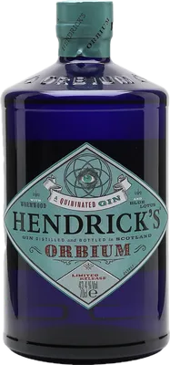 Bouteille de spiritueux : Orbium Gin de la marque Hendrick's