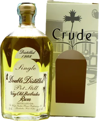 Bouteille de spiritueux : Crude Single Double Distilled Pot Still de la marque West Indies