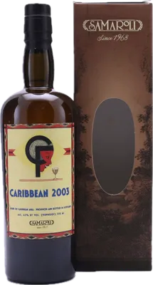 Bouteille de spiritueux : Caribbean Rum de la marque Samaroli