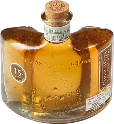 Bouteille de spiritueux : 15 Años de la marque Conde de Cuba