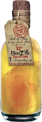 Bouteille de spiritueux : Breiz'île Collection - Gingembre de la marque Breiz’île