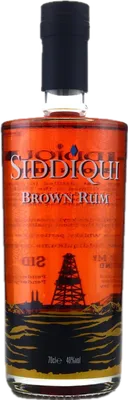 Bouteille de spiritueux : Brown Rum de la marque Siddiqui