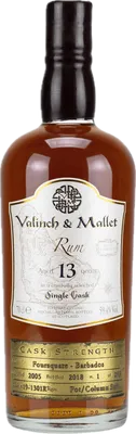 Bouteille de spiritueux : Single Cask de la marque Foursquare