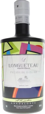 Bouteille de spiritueux : Rhum Shrubb Premium de la marque Longueteau