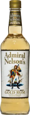 Bouteille de spiritueux : Gold Rum de la marque Admiral Nelson's