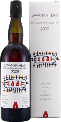 Bouteille de spiritueux : Japoniani High Ester Pure Single Rum de la marque Savanna