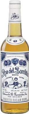 Bouteille de spiritueux : Ron del Barrilito 2 Star de la marque Edmundo B. Fernandez