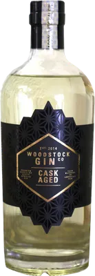 Bouteille de spiritueux : Cask Aged Gin de la marque Woodstock