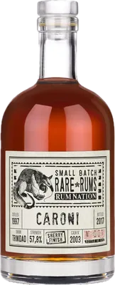 Bouteille de spiritueux : Small Batch Rare Rums de la marque Rum Nation