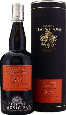 Bouteille de spiritueux : Very Old Jamaica Rum Private Reserve de la marque Bristol Classic Rum