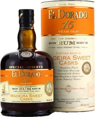 Bouteille de spiritueux : Madeira Sweet Casks Finish de la marque Demerara Distillers Ltd
