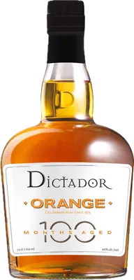 Bouteille de spiritueux : 100 Months Aged Orange de la marque Dictador