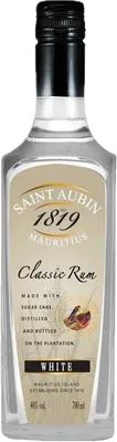Bouteille de spiritueux : White Rum de la marque Saint Aubin