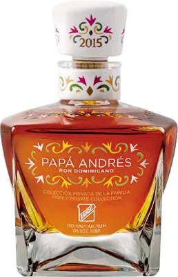 Bouteille de spiritueux : Papá Andrés 2015 de la marque Brugal