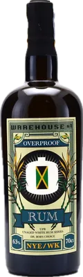 Bouteille de spiritueux : Overproof White Rum NYE/WK de la marque New Yarmouth