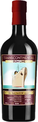 Bouteille de spiritueux : El Salvador 2007 de la marque Transcontinental Rum Line