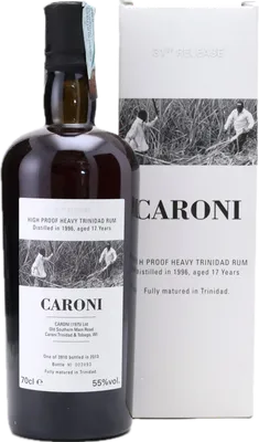 Bouteille de spiritueux : 31st Release High Proof Heavy Trinidad Rum de la marque Caroni