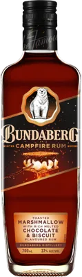 Bouteille de spiritueux : Winter Series Campfire Toasted Marshmallow de la marque Bundaberg