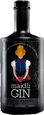 Bouteille de spiritueux : Black Barrel Edition de la marque Maidli Gin