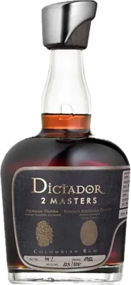Bouteille de spiritueux : 2 Masters Royal Tokaji 1982 de la marque Dictador