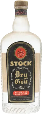 Bouteille de spiritueux : Dry Gin de la marque Stock