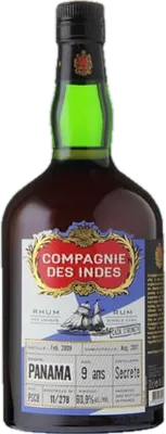 Bouteille de spiritueux : Panama 9 Ans Cask Strength – Single Cask de la marque Compagnie des Indes