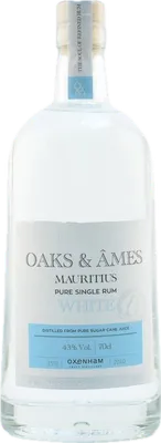 Bouteille de spiritueux : White de la marque Oaks & Âmes
