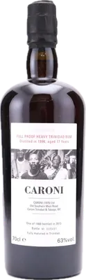 Bouteille de spiritueux : 30th Release Heavy Trinidad Rum de la marque Caroni