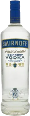 Bouteille de spiritueux : Blue de la marque Smirnoff
