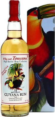 Bouteille de spiritueux : Guyana Rum (Why not Toucan?) de la marque Diamond