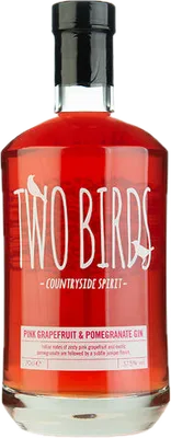 Bouteille de spiritueux : Pink Grapefruit & Pomegranate Gin de la marque Two Birds