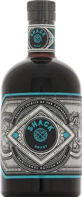Bouteille de spiritueux : Honey Rum de la marque Shack