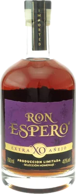 Bouteille de spiritueux : XO Extra Añejo de la marque Ron Espero