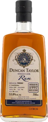 Bouteille de spiritueux : Single Cask Rum de la marque Caroni