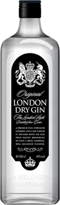 Bouteille de spiritueux : Original London Dry Gin de la marque Wenneker