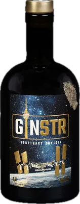 Bouteille de spiritueux : Space Edition de la marque GINSTR Stuttgart Dry Gin