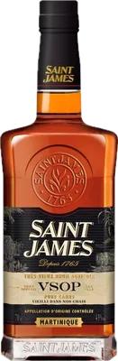 Bouteille de spiritueux : VSOP de la marque Saint James
