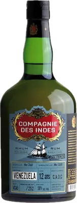 Bouteille de spiritueux : Venezuela 12 ans Cask Strength - Single Cask de la marque Compagnie des Indes