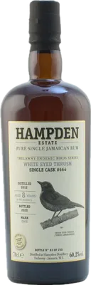 Bouteille de spiritueux : Trelawny Endemic Birds (White Eyed Thrush) de la marque Hampden