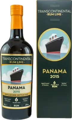 Bouteille de spiritueux : Panama 2015 de la marque Transcontinental Rum Line