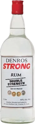 Bouteille de spiritueux : Strong de la marque Saint Lucia Distillers