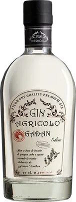 Bouteille de spiritueux : Gadan de la marque Gin Agricolo