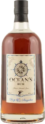 Bouteille de spiritueux : Ocean's Rum - Deep & Singular de la marque Ocean’s Distillery