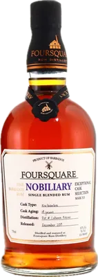 Bouteille de spiritueux : Exceptional Cask Selection XII Nobiliary de la marque Foursquare