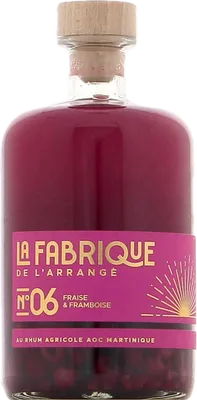 Bouteille de spiritueux : N°06 Fraise & Framboise de la marque La Fabrique de l’Arrangé